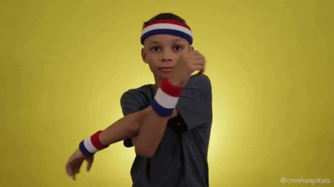 Training Stretching GIF by Children's Miracle Network Hospitals