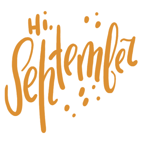 Autumn September Sticker