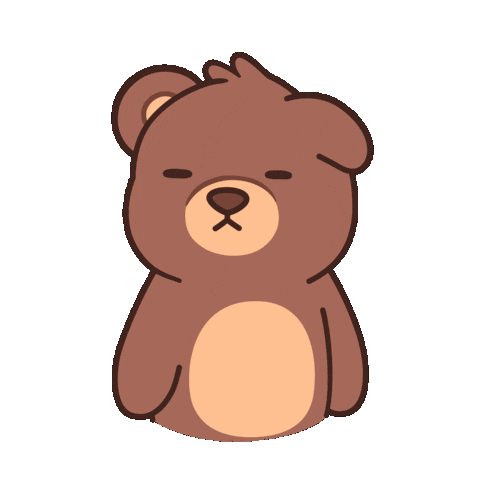 Disappointed No Way Sticker by BEARISH