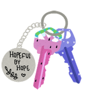 hopefulbyhope canada hope sk shoplocal Sticker