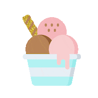 Melting Ice Cream Sticker