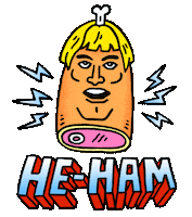 He-Man Sticker by Russell Taysom