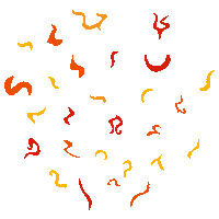 Fire Flaming Hot Sticker