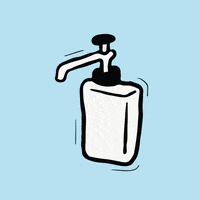duck_muscle lotion sanitize sanitizer hand sanitizer GIF