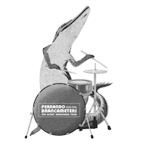 Crocodile Rock Drums Sticker by Fernet Branca