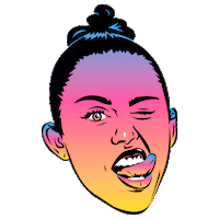 Miley Cyrus Sticker by QUICKHONEY