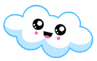 Cloud Nuvem Sticker by Bel Diniz