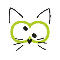 Cat Laura Sticker by crosseye Marketing