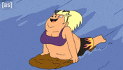 Australia Swimming GIF by Adult Swim