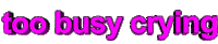 sad pink Sticker by AnimatedText