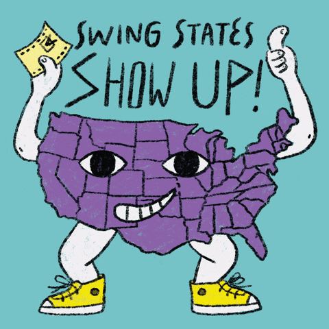 Show Up Election Day GIF by INTO ACTION