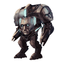 mindclashgames animation robot guardian boardgame Sticker