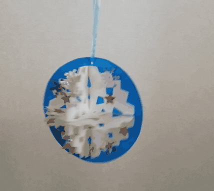 Sibmama giphyupload diy snowflake papercraft GIF