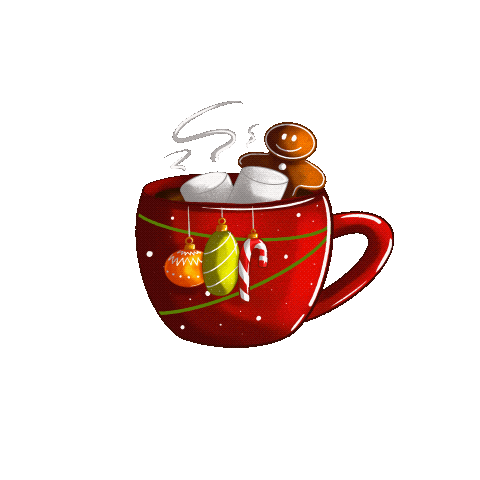 loumangus giphyupload christmas coffee cookie Sticker