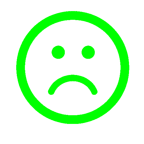 bryangifs sad green cry sad face Sticker