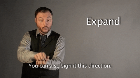 expand sign language GIF by Sign with Robert