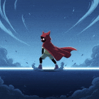 Night Sky Silhouette GIF by G*BOY
