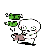 Flying Oh No Sticker by Mr. Left