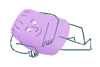 bavaroisedesign illustration relax character pointing Sticker