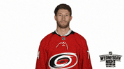 jaccob slavin whatever GIF by NHL on NBC Sports