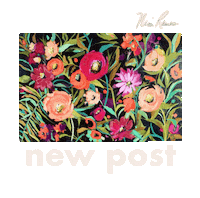 Fine Art Flowers Sticker by Nina Ramos Art