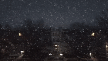 Snow Happy Holidays GIF by University of Central Missouri