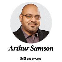 Arthur Samson Sticker by JohnHart Real Estate