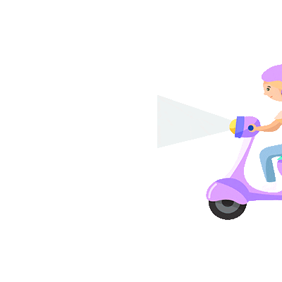 Delivery Moto Sticker