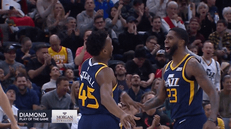 Donovan Mitchell Smiles GIF by Utah Jazz