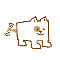 Dog 走る Sticker by accessline