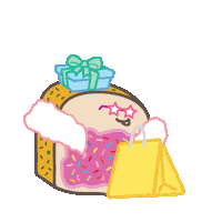 Surprise Wow Sticker by Tasty Toastys
