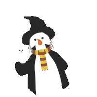 Harry Potter Snowman Sticker by Universal Destinations & Experiences