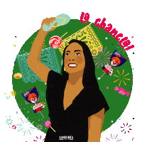Women Empowerment Dulces Mexicanos Sticker by Loteria Candy Co