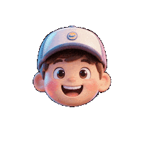 3D Smile Sticker by Omer Studios