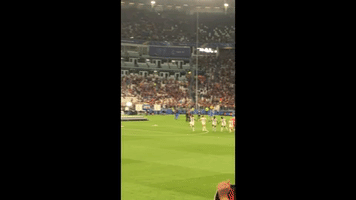 Lyon Celebrate Women's Champions League Win in Turin