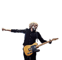 Guitar Shredding Sticker by Wilco