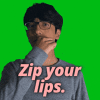 Keep Quiet Shut Up GIF