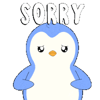 Sad Excuse Me Sticker by Pudgy Penguins