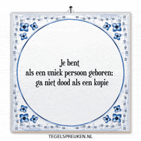 Zelfvertrouwen Vrijheid GIF by Tegelspreuken.nl