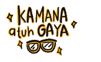 sonten_wengi cool glasses sunda gaya Sticker