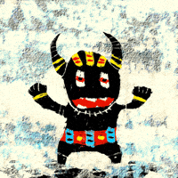 ExWhyZed_Degen animation loop glitch baby GIF