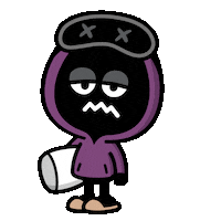 Tired Pillow Sticker by Naeleck
