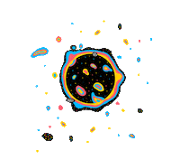 Space Love Sticker