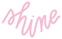 Pink Shine Sticker by Eugeniedbart