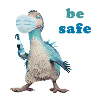 Mask Stay Home Sticker by Dodo Australia
