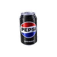 Sponsored sticker gif. Pepsi can tilts from side to side. Two circles pulse around it.
