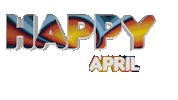 Happy April Sticker by OpticalArtInc.