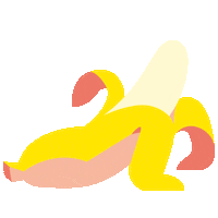 Banana Sticker by radio FM4