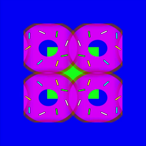 art donut GIF by partyonmarz