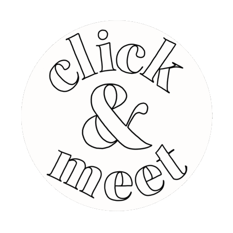 Click Black And White Sticker